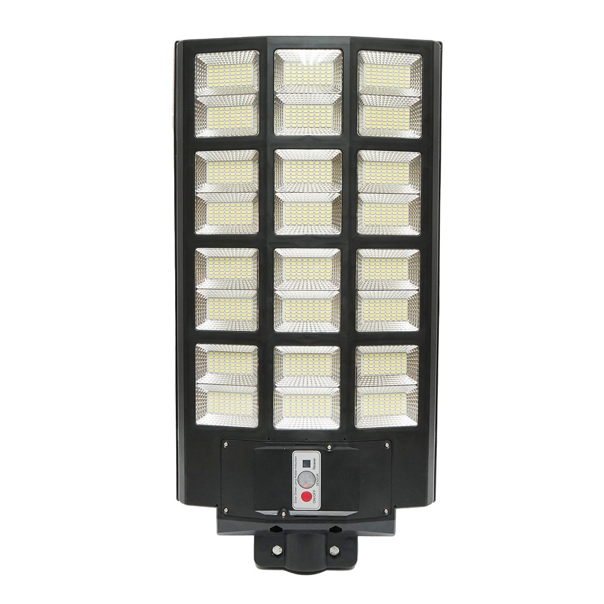 Lampa solara LED iluminat stradal 1200W, 6500K, IP65 cu panou solar senzor de miscare telecomanda Breckner Germany